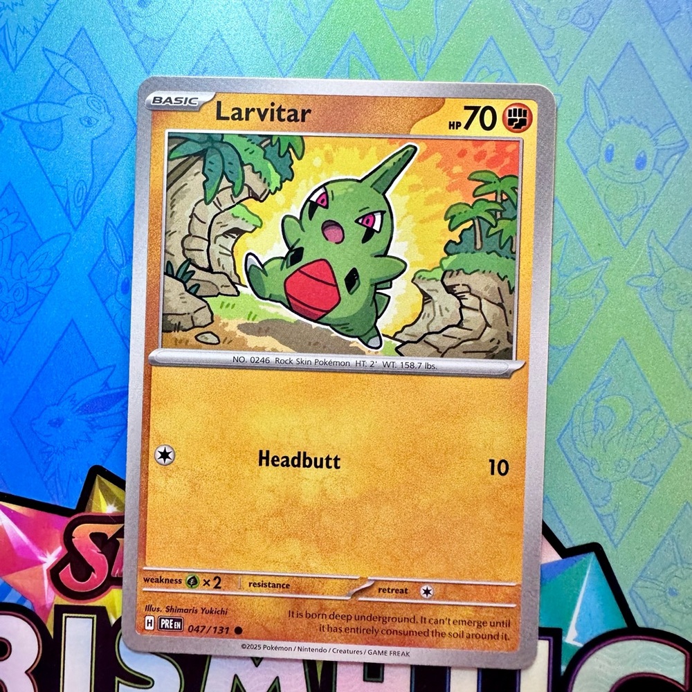 larvitar (047/131) - common — pokémon: prismatic evolutions